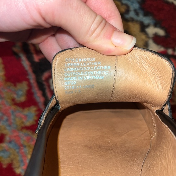 Madewell Corinne Lugsole Loafer size 7.5 black - Picture 4 of 5